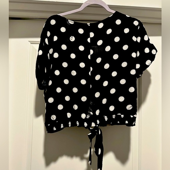 Polkadot crop top. Size XL - Picture 4 of 4